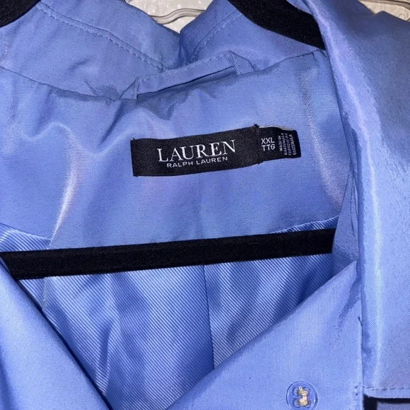 Lauren Ralph Lauren Light Blue Rainjacket - Picture 4 of 5